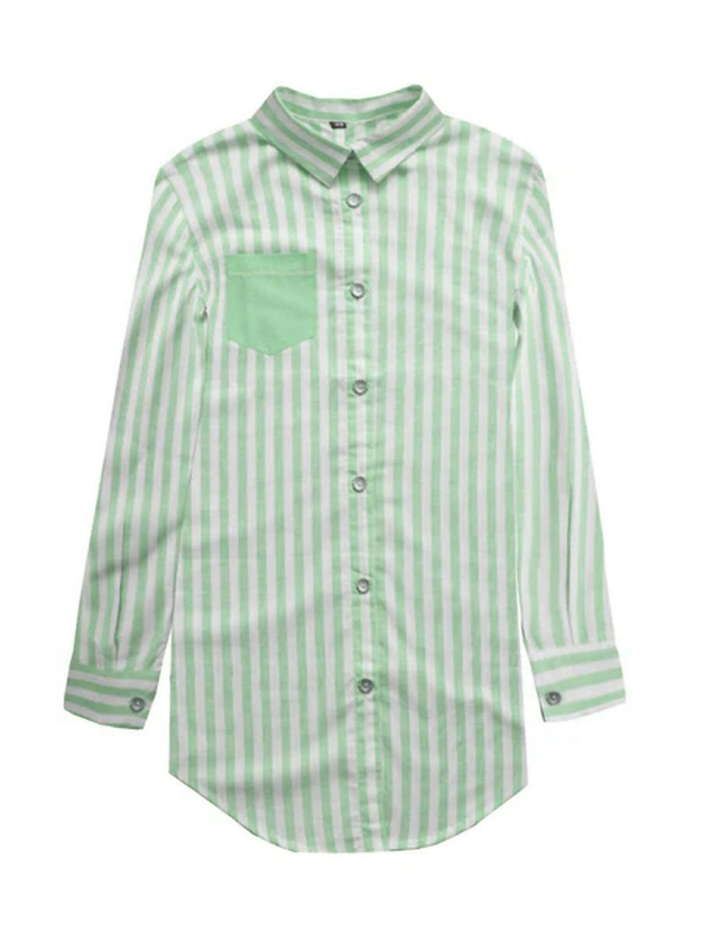 Funky's Plain Vertical Stripe Top-6272