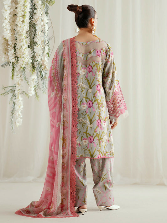 Binilyas Eres Bonita Viscose Embroidered Stitched 3-Piece Suit-1103-B