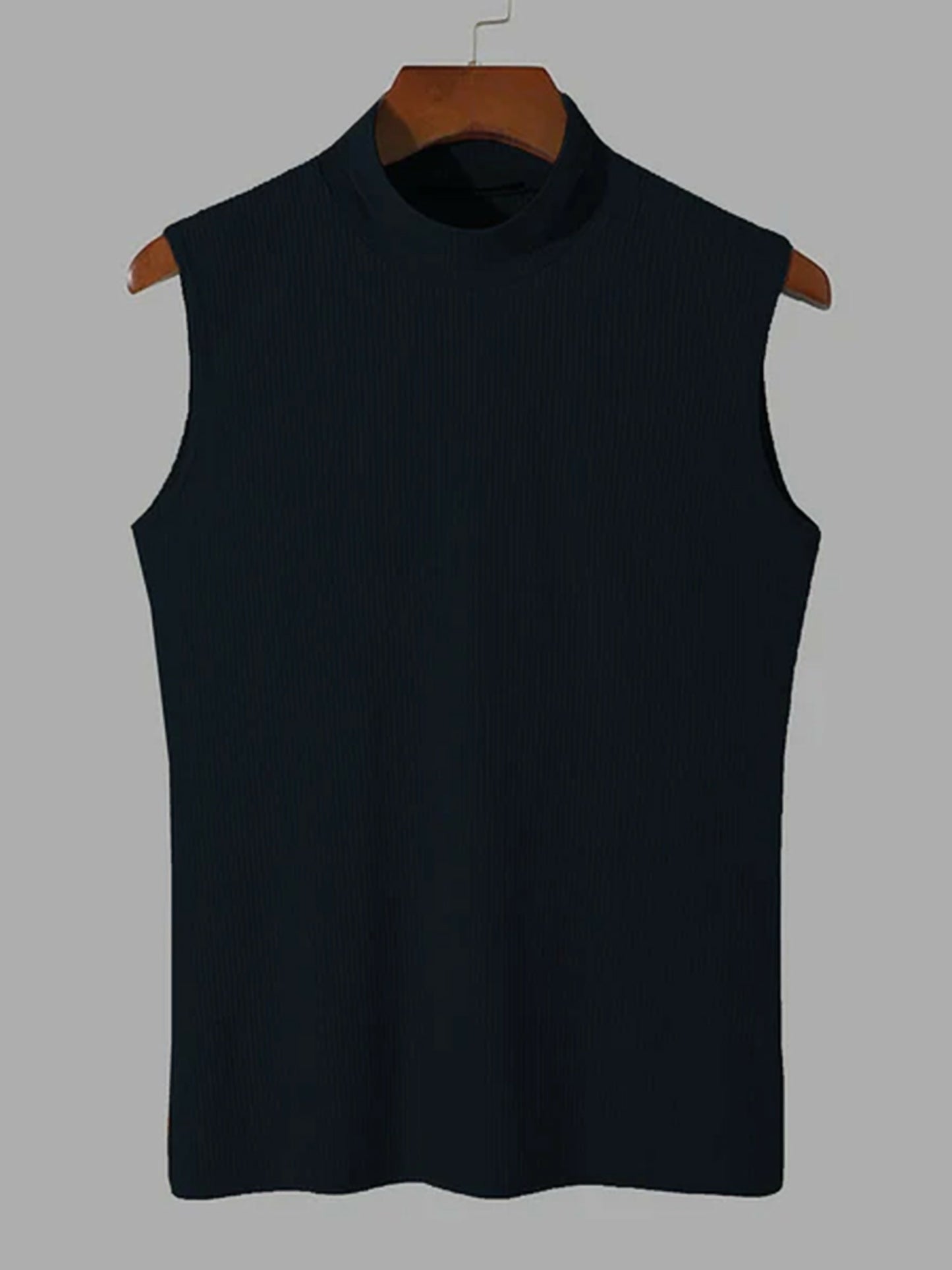 Jupiter Plain Turtleneck Flex Max Tank Tops-14897