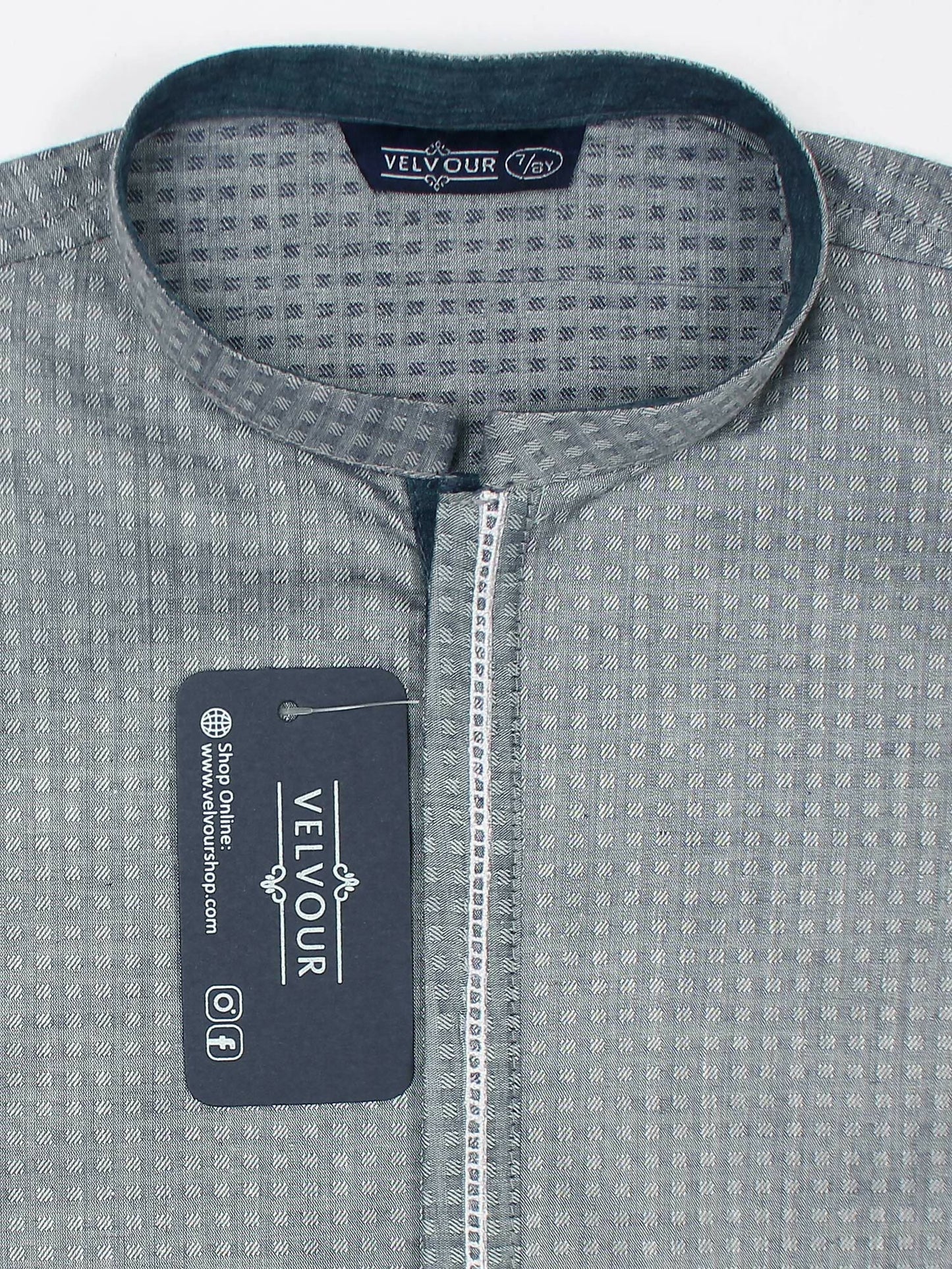 Velvour Boys Cotton Fine Detail Stitched Kurta-VB192-A