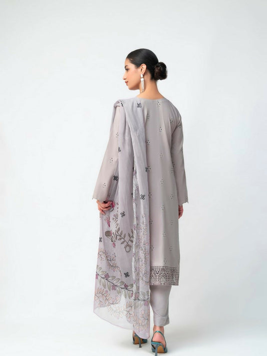 Imran Aftab Isla Winter Khaddar Embroidered Stitched 3-Piece Suit-IAKC-UF-18