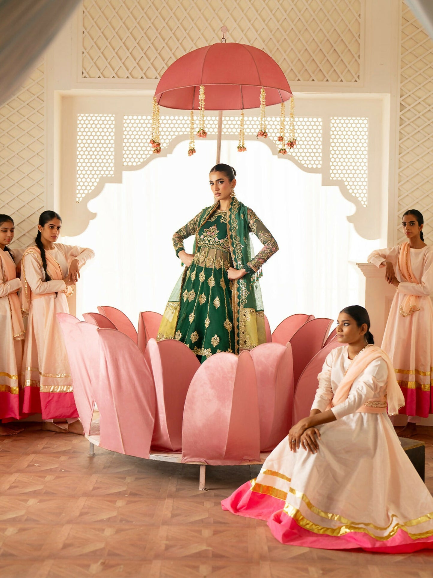 Parishay Ranibagh Luxury Formals Net Embroidered Unstitched 3-Piece Suit-Rooh-e-Gul