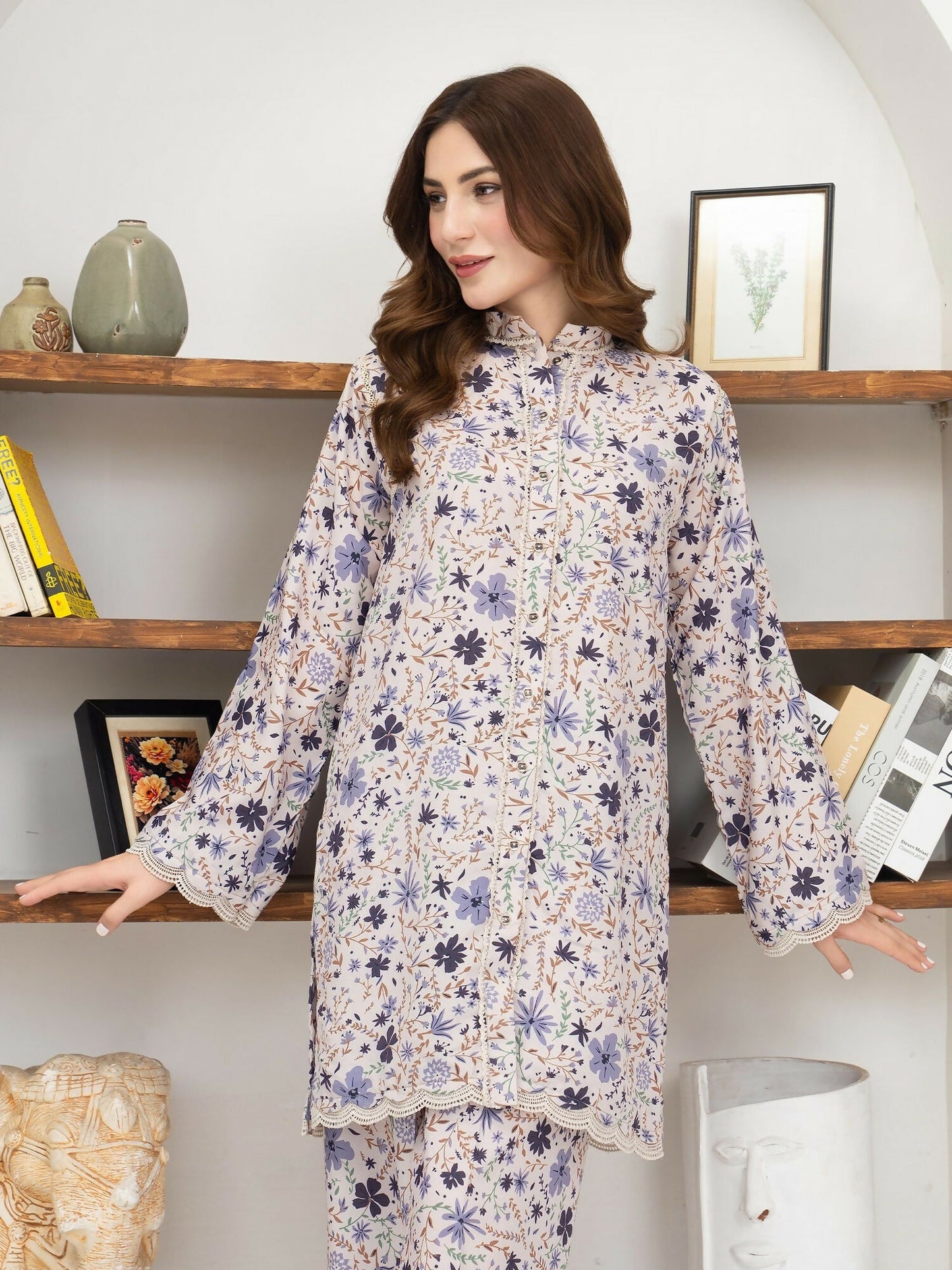 Panache Apparel Florise Lawn Printed Co-Ord Set-Cyrra