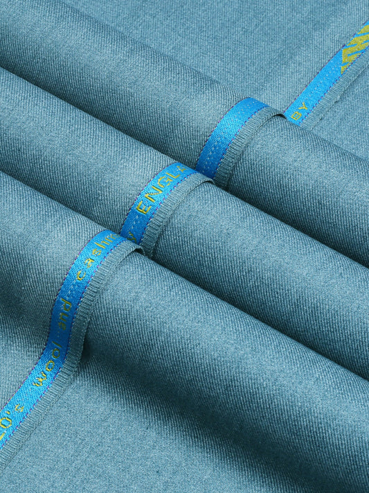 Fabrich Men Poly-Wool Blend Unstitched Shalwar Kameez-Aero Blue-GTS-EW-001