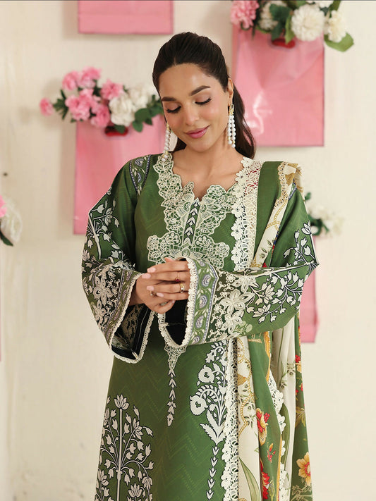Mahnur Anaya Vol.2 Lawn Embroidered Stitched 3-Piece Suit-AN-2-11