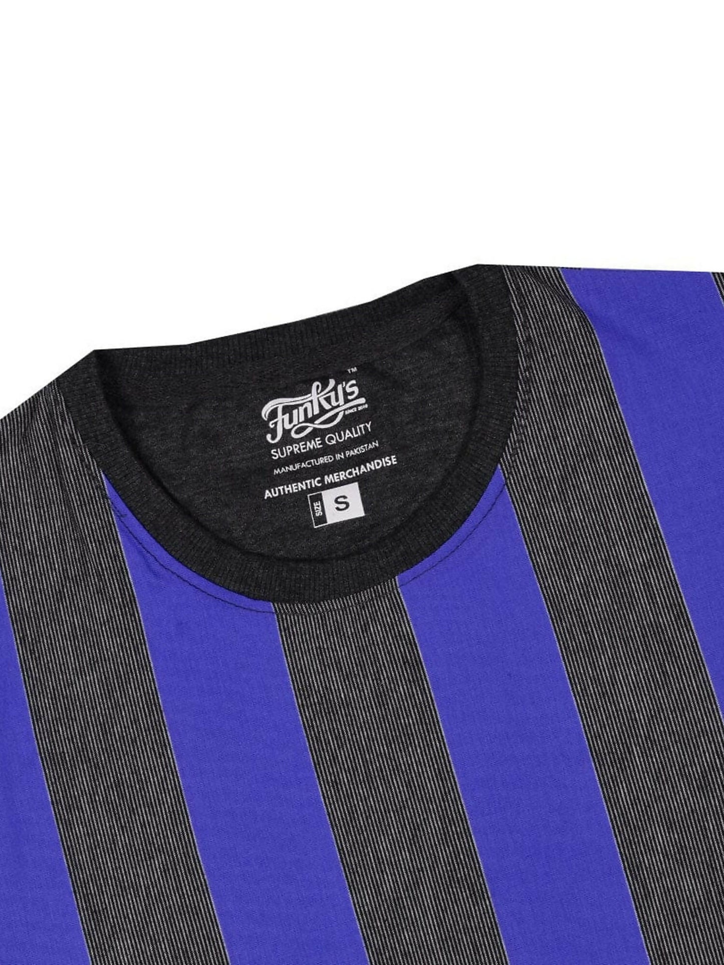Funky’s Dyed Yarn Designer Stripe Vogue Tee-10073