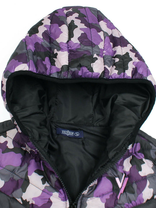 Velvour Sleeveless Hooded Puffer Jacket- VJ15-BB