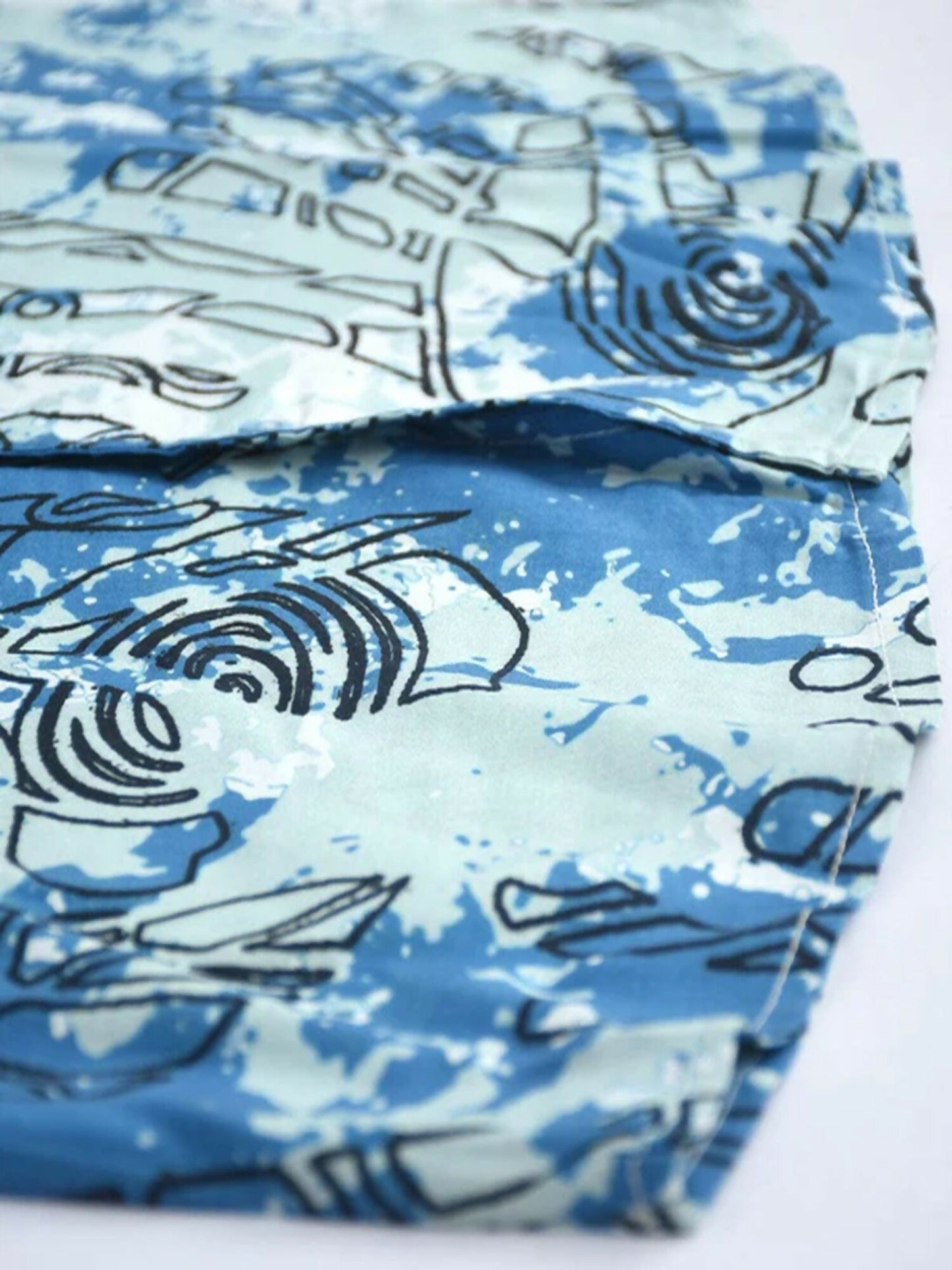Jupiter Printed Holiday Sky Cloud Twin Set-13722