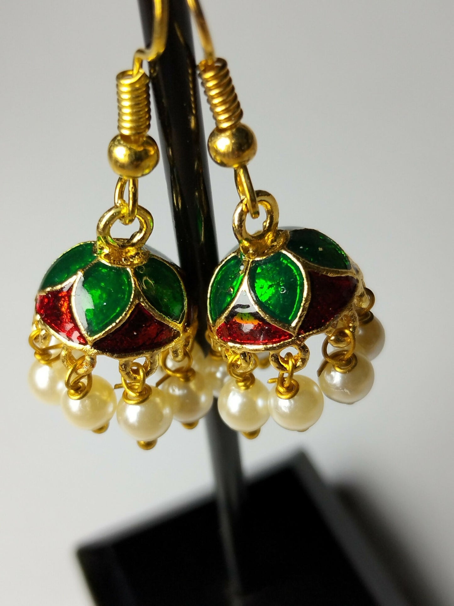 H&A Jewellery Jaipuri Jhumki Earrings