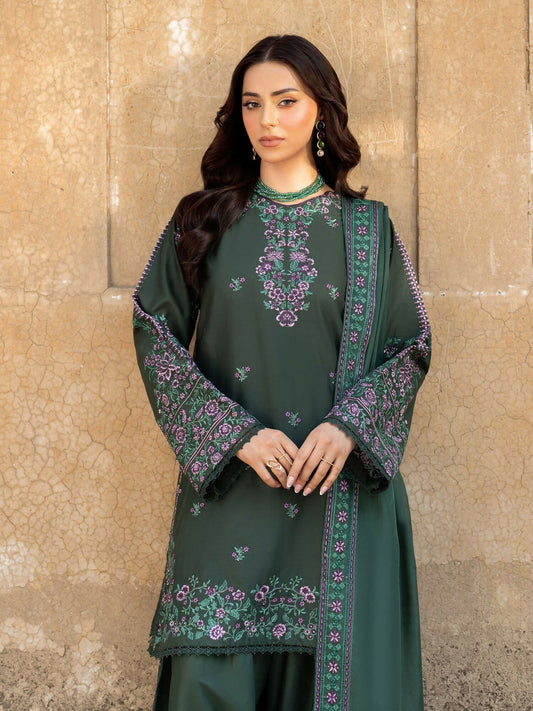 Panache Apparel Rang-e-Bahar Linen Embroidered Stitched Suit-Zarmin