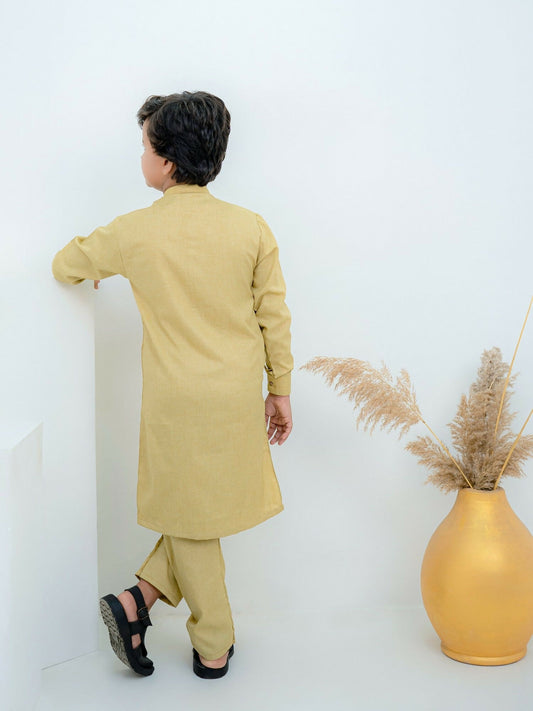 Wearmani Boys Wash & Wear Stitched Kurta Pajama