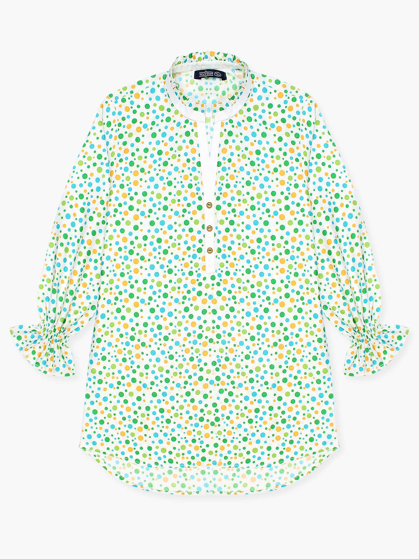 Velvour Girls Viscose Printed Stitched Tunic-VG117
