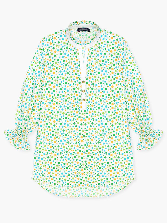 Velvour Girls Viscose Printed Stitched Tunic-VG117