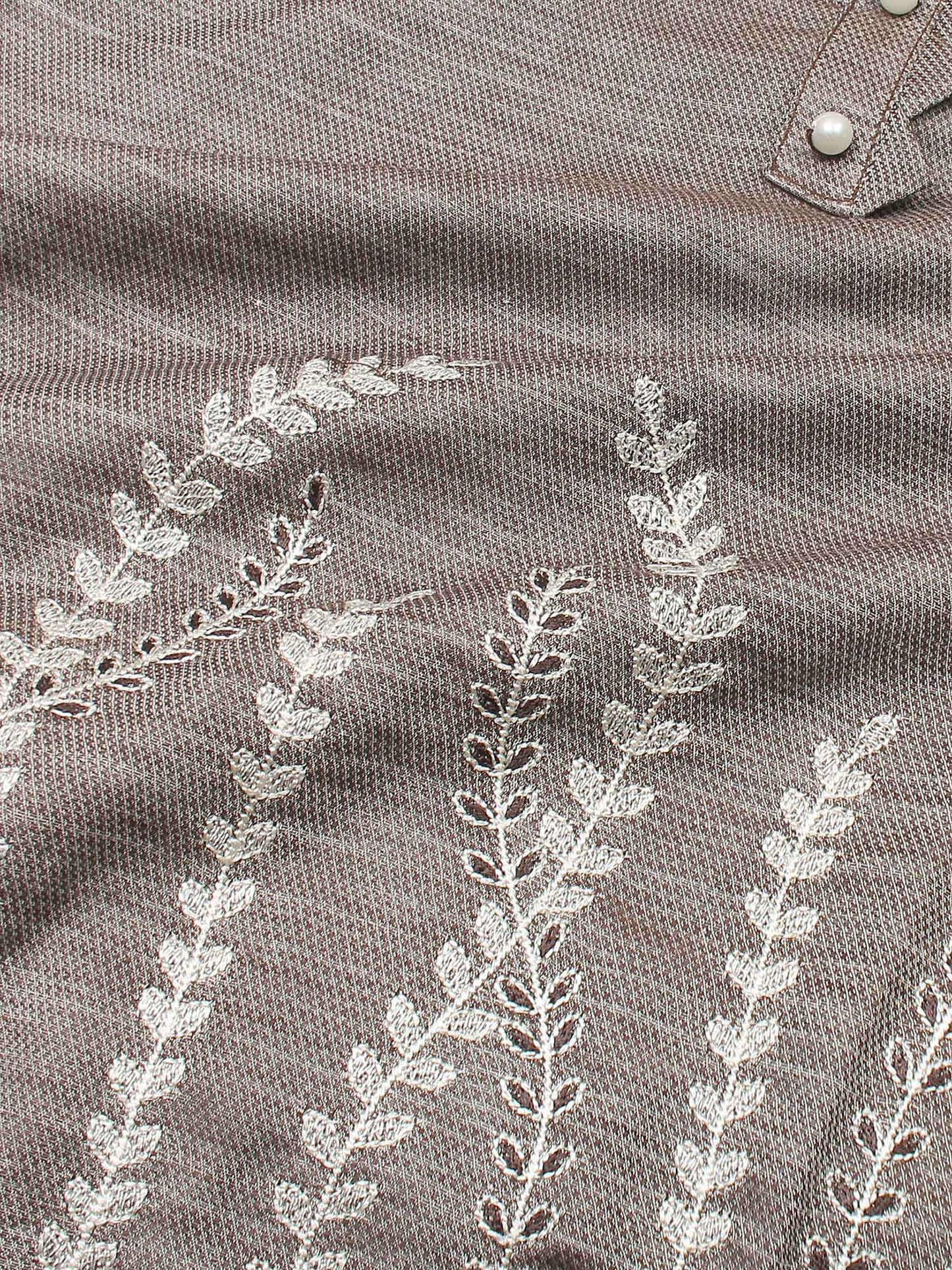 Velvour Girls Cotton Embroidered Stitched Kurti-VG90-B