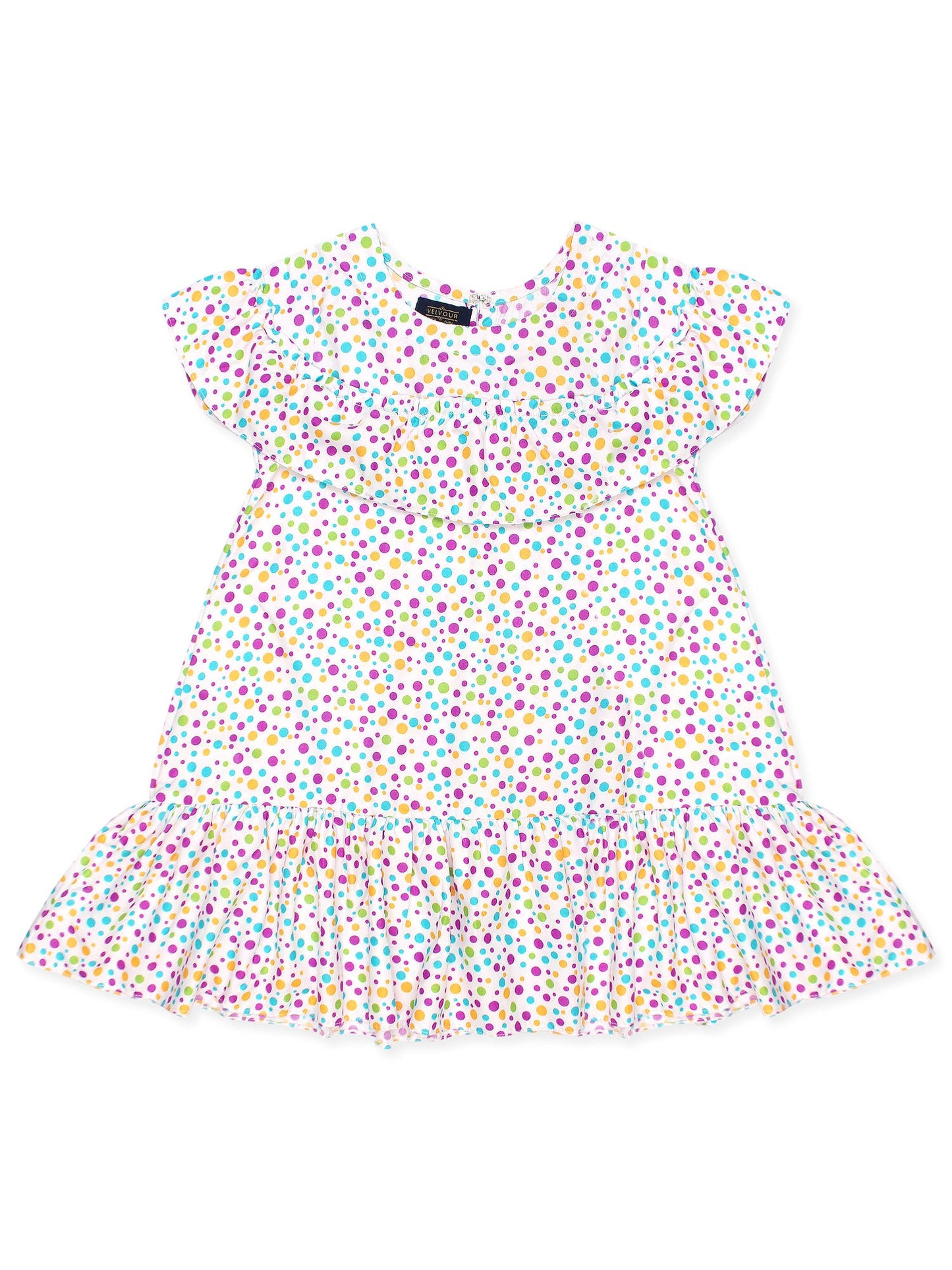 Velvour Girls Viscose Printed Stitched Kurti-VG99-A