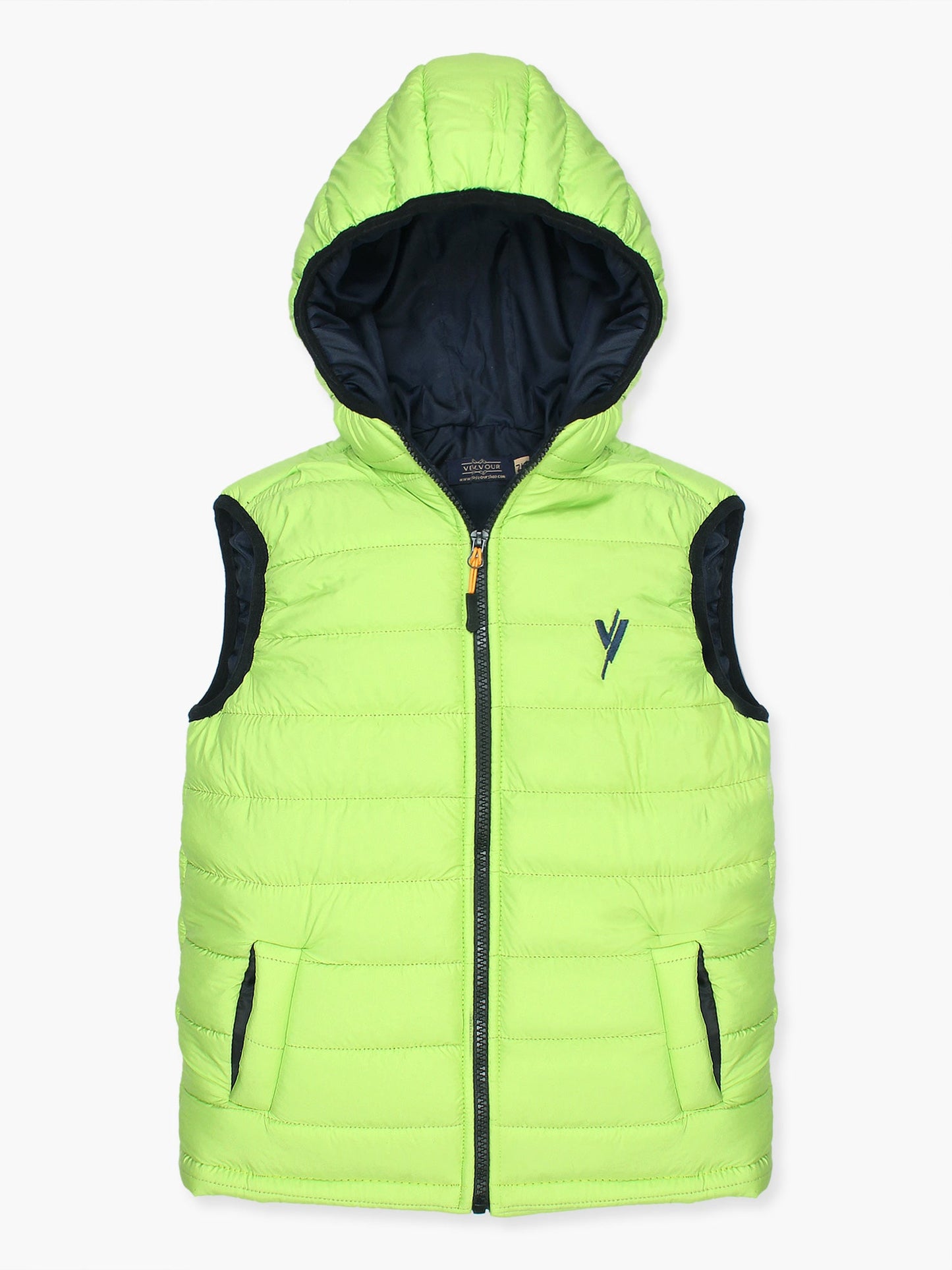 Velvour Sleeveless Hooded Puffer Jacket-VJ22-B