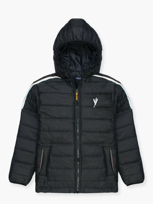 Velvour Full Sleeves Hooded Puffer Jacket-VJ27-A