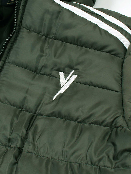 Velvour Full Sleeves Hooded Puffer Jacket-VJ40-A