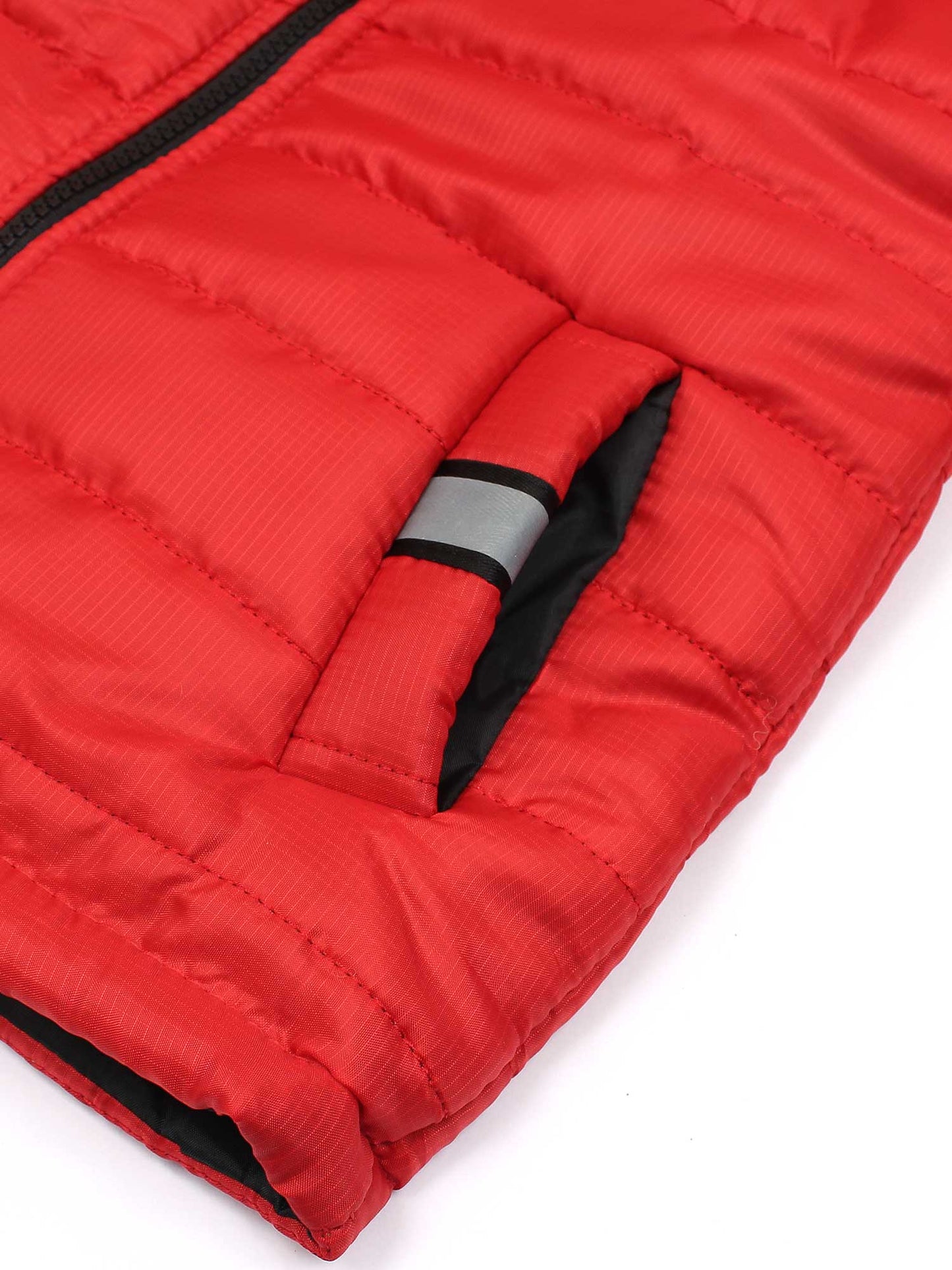 Velvour Polyester Full Sleeves Hooded Puffer Jacket-VJ66-B