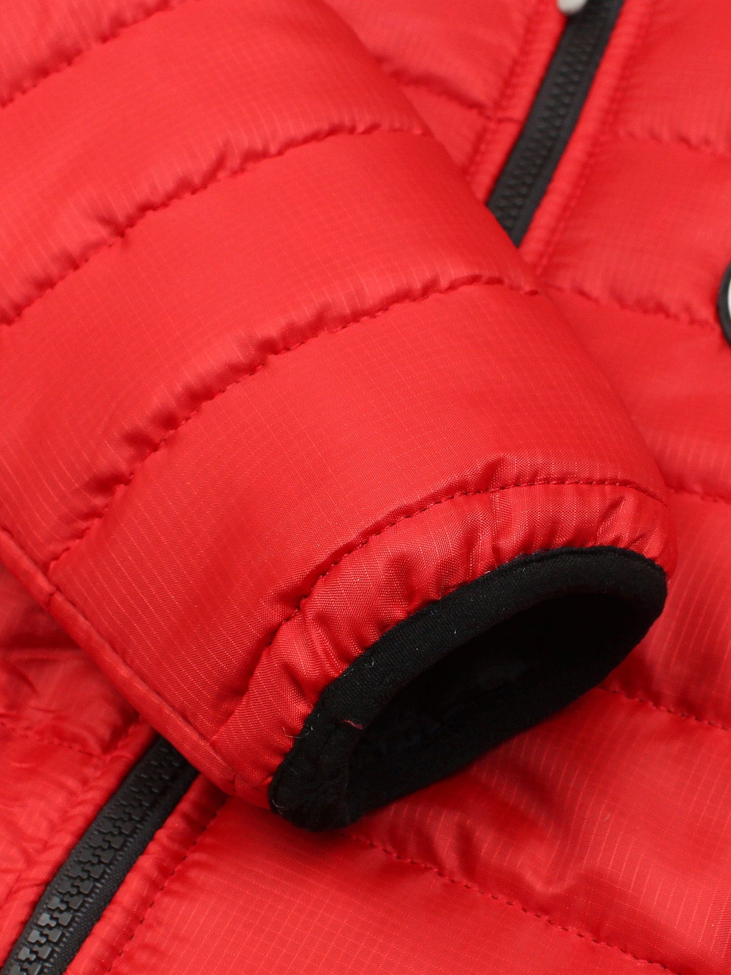 Velvour Polyester Full Sleeves Hooded Puffer Jacket-VJ66-B