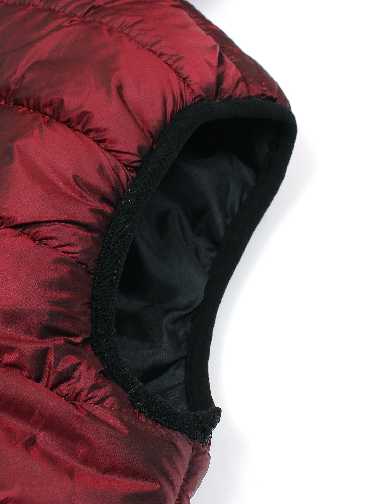 Velvour Polyester Sleeveless Hooded Puffer Jacket-VJ70-A