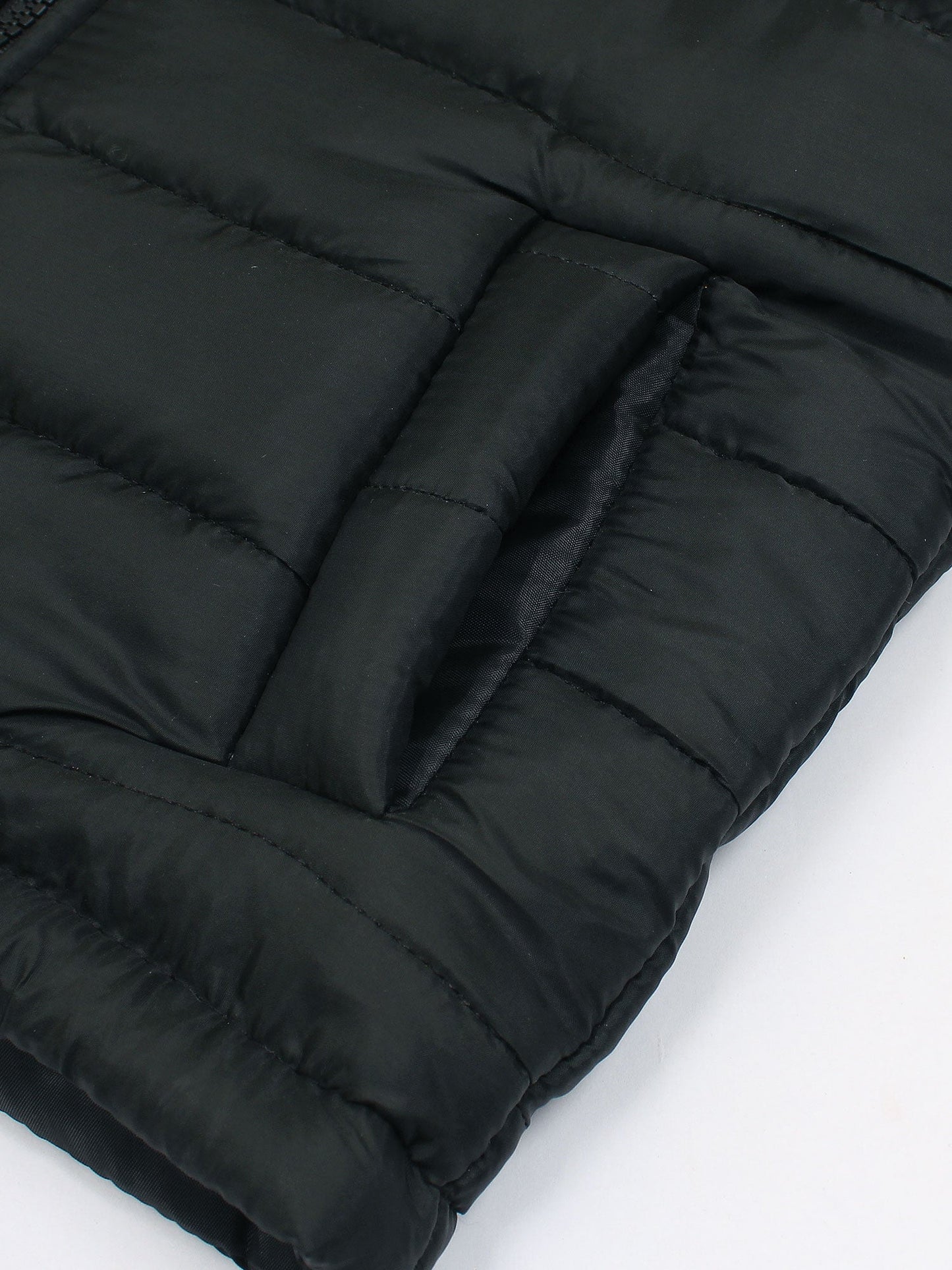 Velvour Polyester Sleeveless Hooded Puffer Jacket-VJ71-A