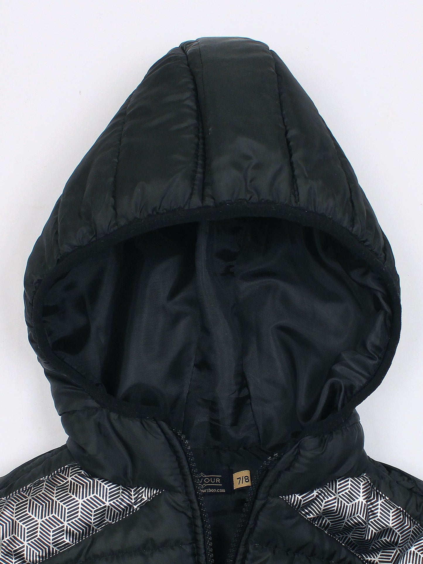 Velvour Polyester Sleeveless Hooded Puffer Jacket-VJ71-A
