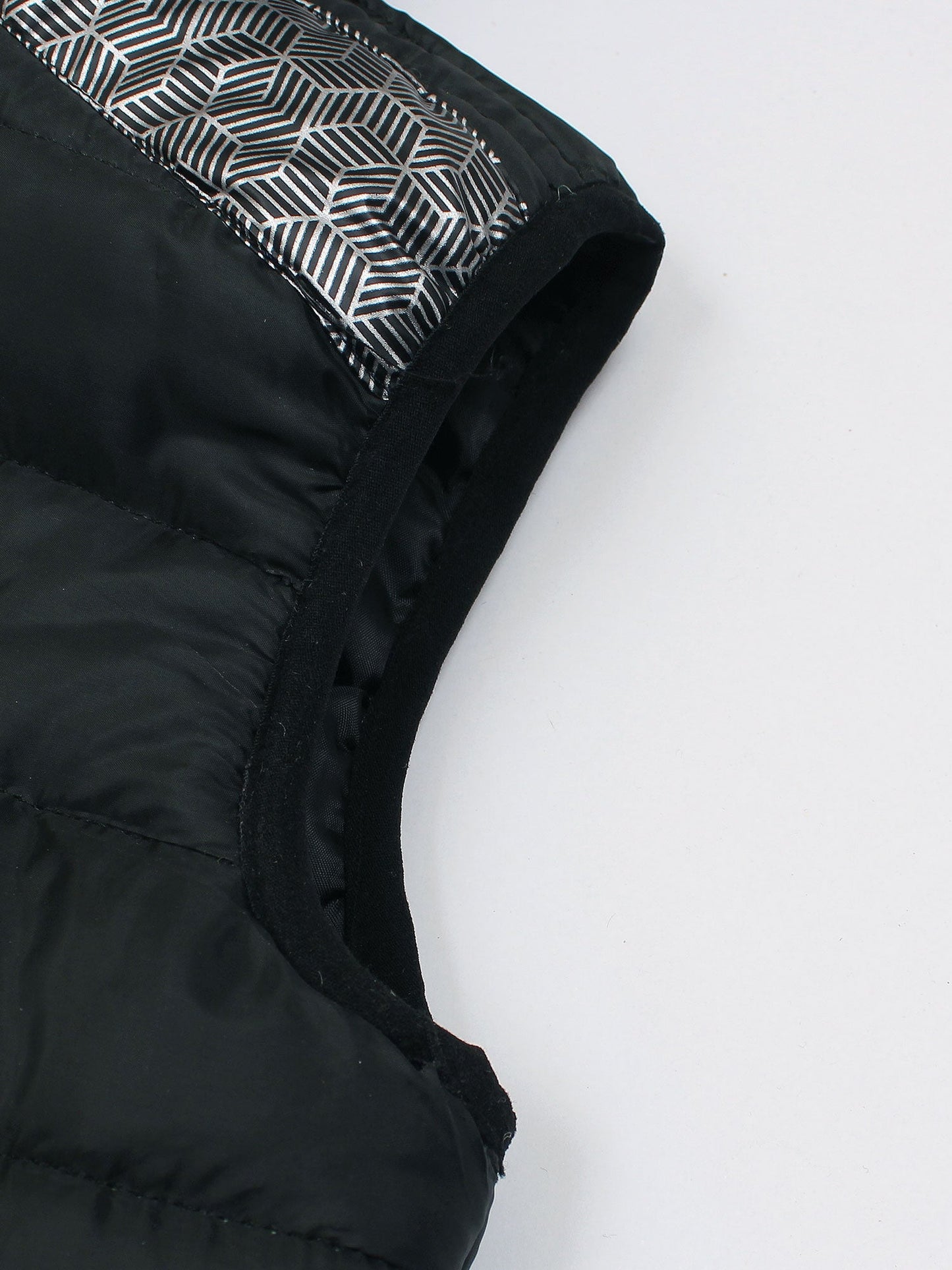 Velvour Polyester Sleeveless Hooded Puffer Jacket-VJ71-A