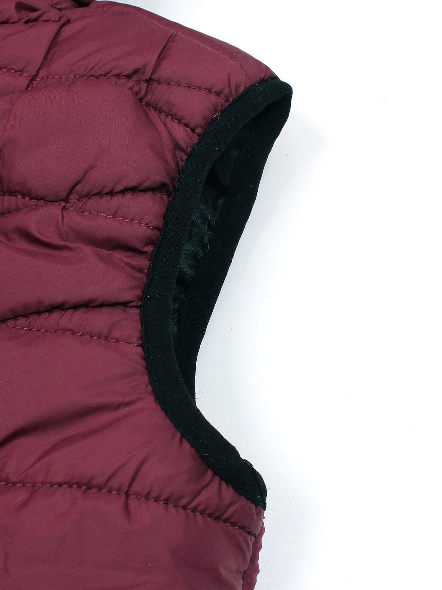 Velvour Polyester Sleeveless Hooded Puffer Jacket-VJ72-A