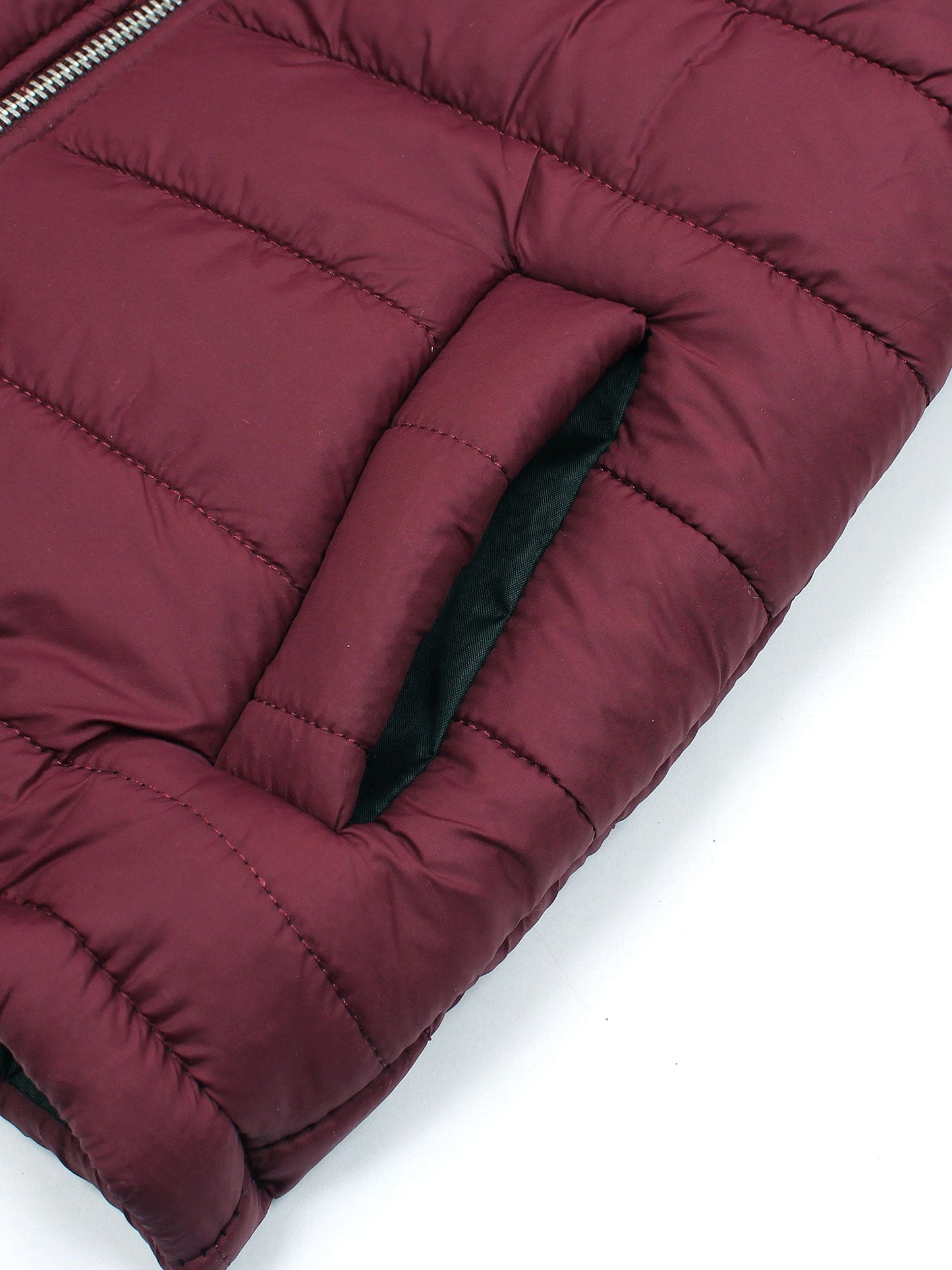 Velvour Polyester Sleeveless Hooded Puffer Jacket-VJ72-A