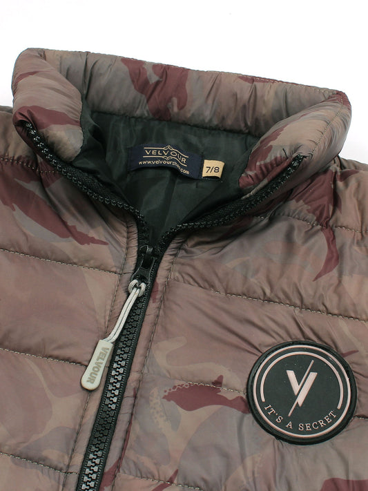 Velvour Polyester Full Sleeves Puffer Jacket-VJ75-A
