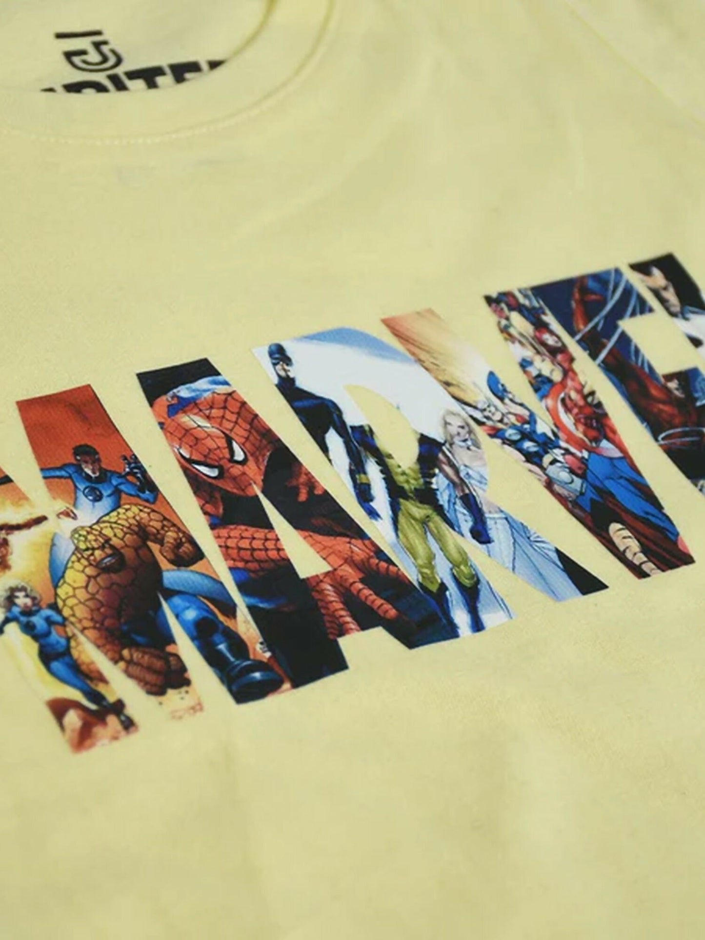 Jupiter Printed Marvel Twin Set-13749