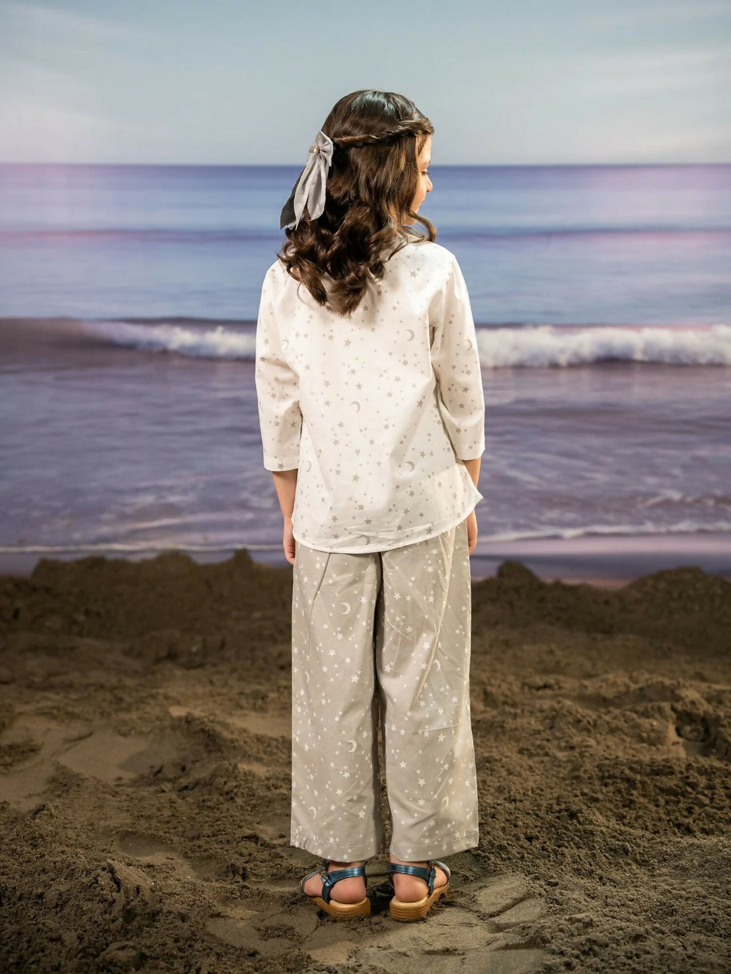 Velvour Girls Printed Co-ord Set-VG164-A