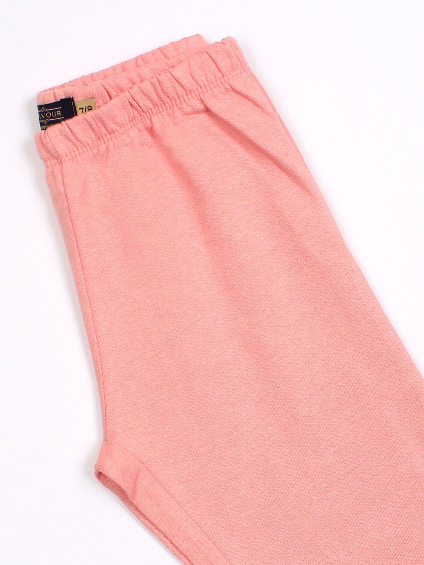 Velvour Girls Fleece Round Neck Tracksuit-VWTG 01-A