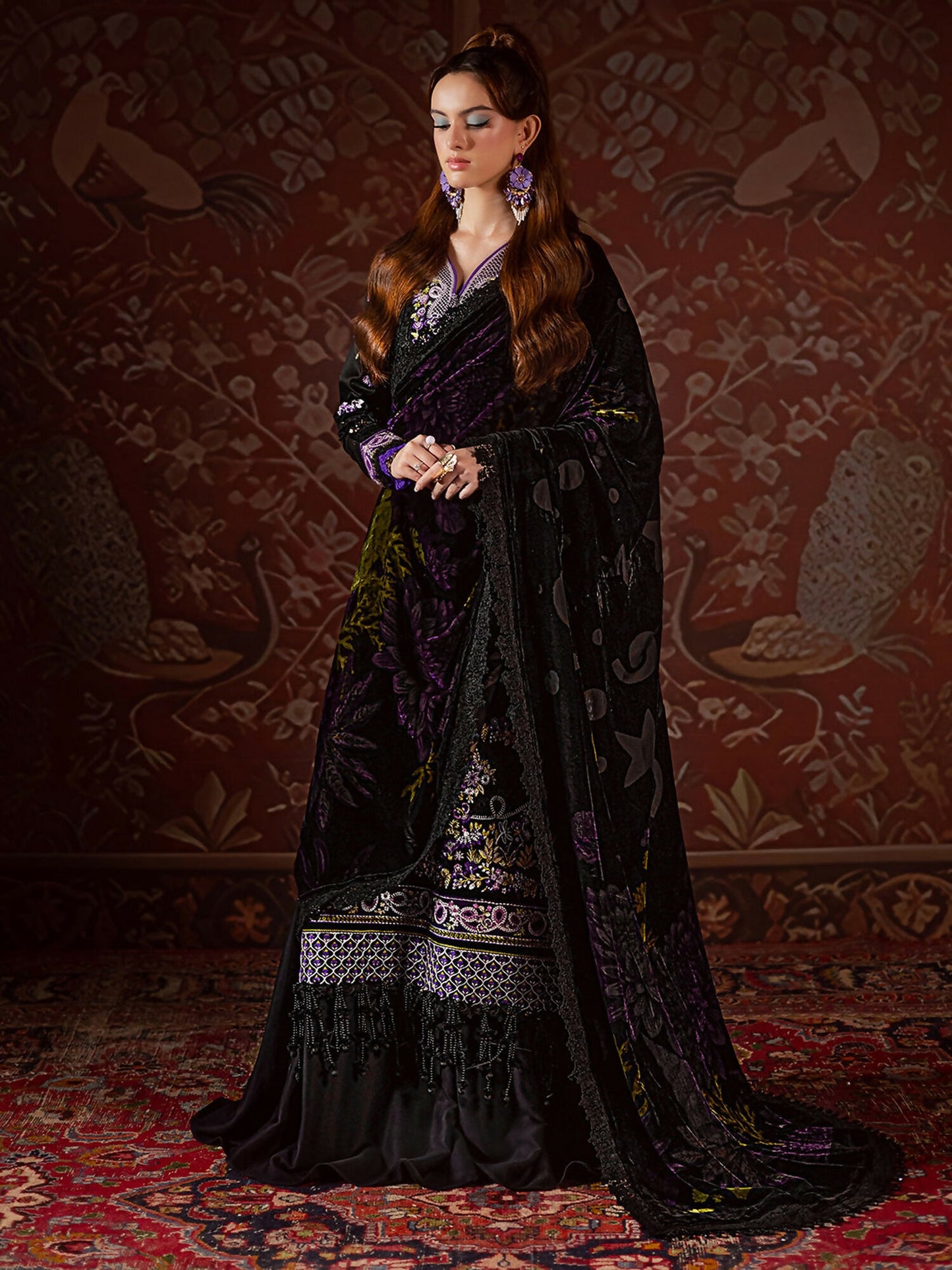 Mahnur Amelia Kotrai Embroidered Stitched 3-Piece Suit–CK-001