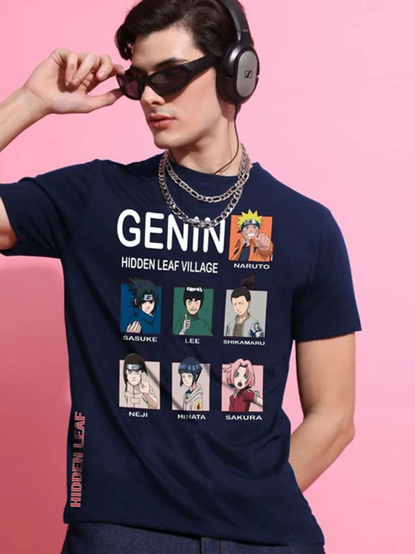 Jupiter Naruto Graphic Tee For Men-14593