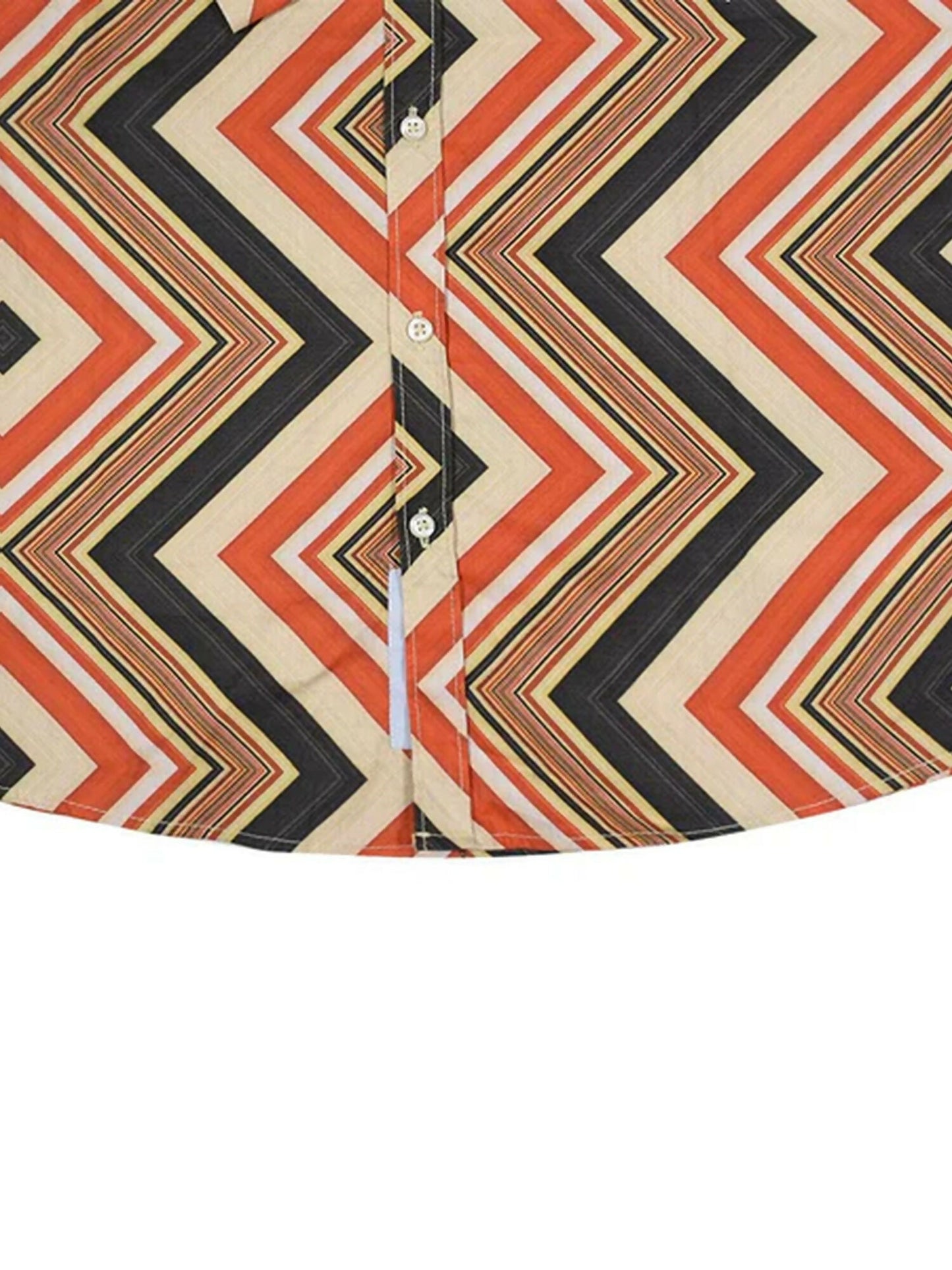 Jupiter Cotton Linen Zigzag Shirt-11533