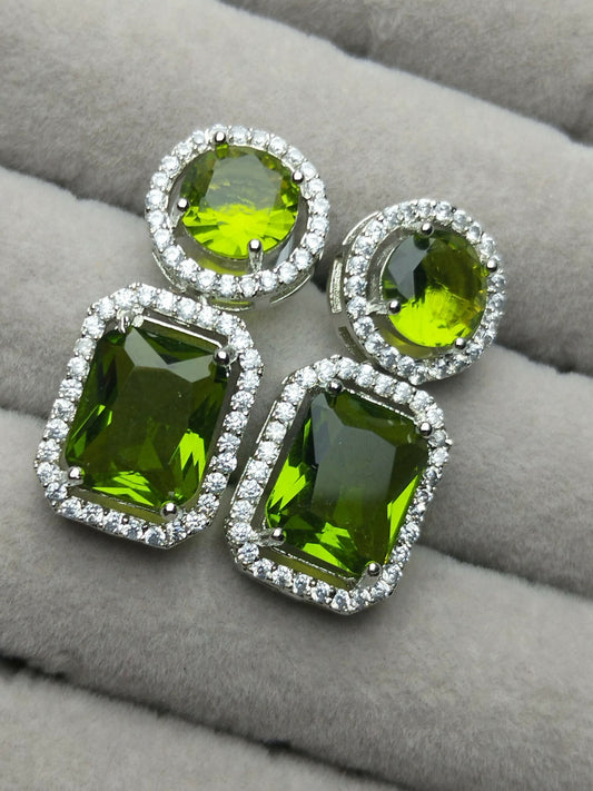 H&A Jewellery One Carat American Diamond Earrings