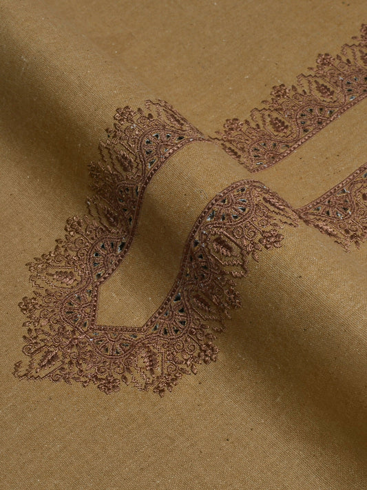 Fabrich Men Khaddar Cutwork Embroidered Unstitched Shalwar Kameez-GTS-KB-010