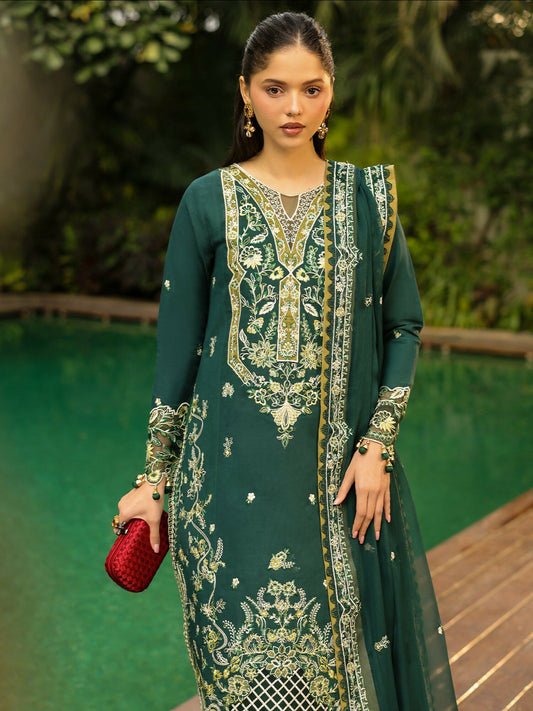 Mahnur Shanaya Vol 2 Lawn Embroidered Unstitched 3-Piece Suit-SH-13
