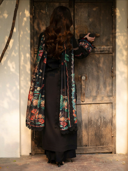 Mahnur Angan Lawn'26 Embroidered Stitched 3-Piece Suit-AN-007