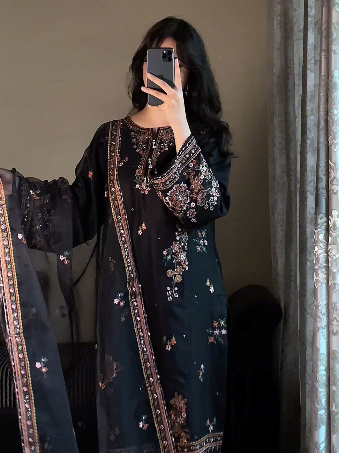 Stylish Collection Saya Pret Cotton Embroidered 3-Piece Suit-Hareem