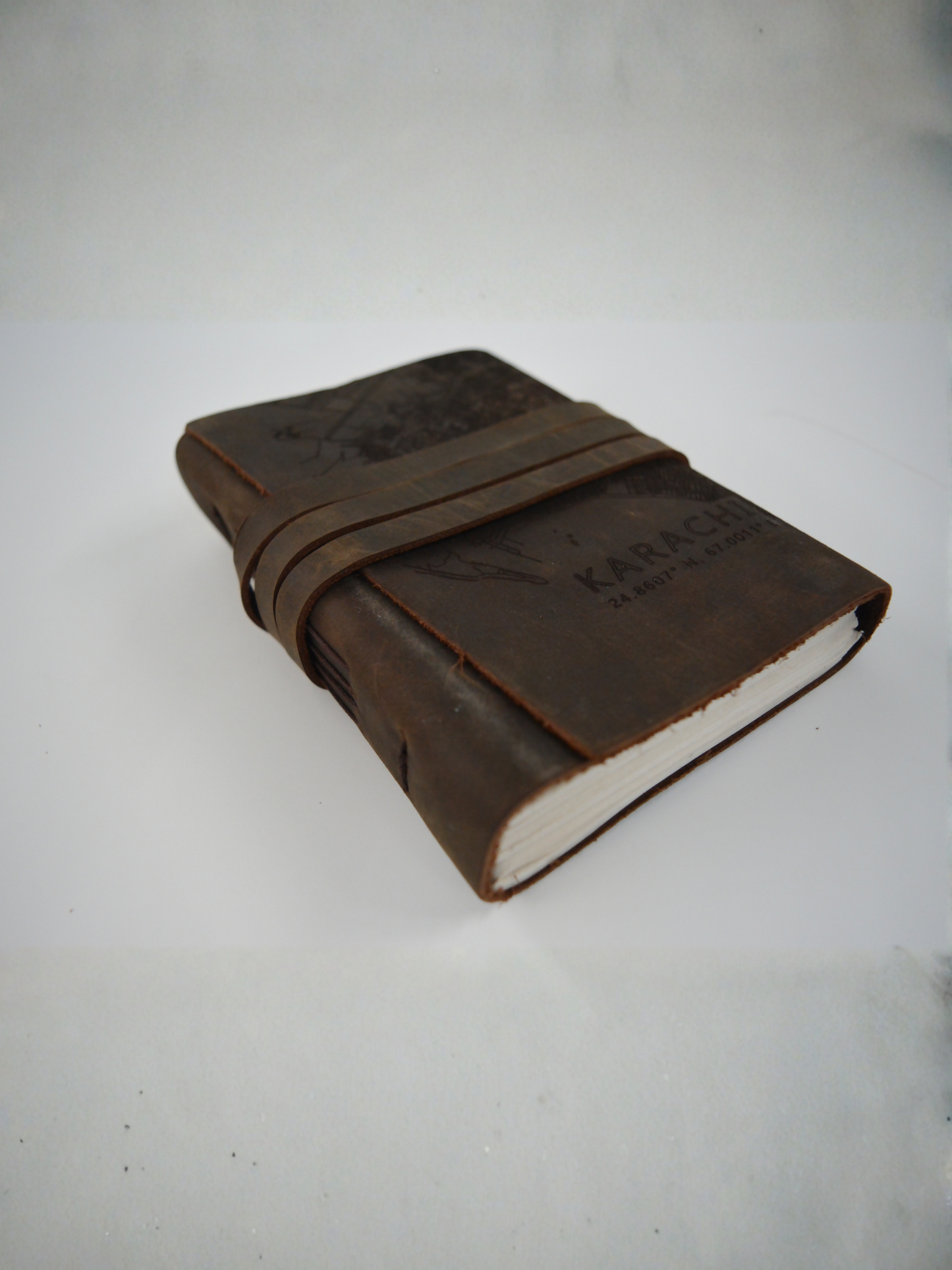 MappedPK Karachi Mapped Leather Journal