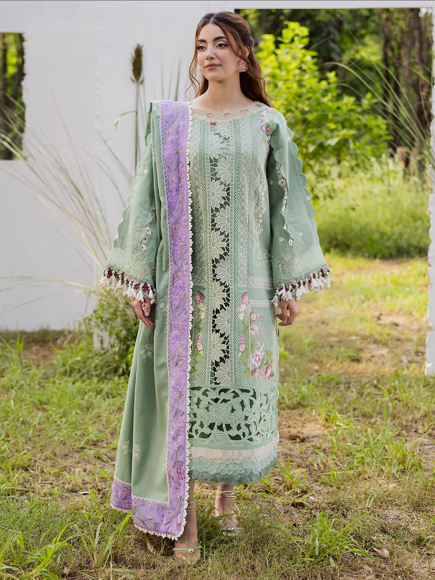 Parishay Winterwood Tales Khaddar Embroidered Unstitched 3-Piece Suit- WW - 09