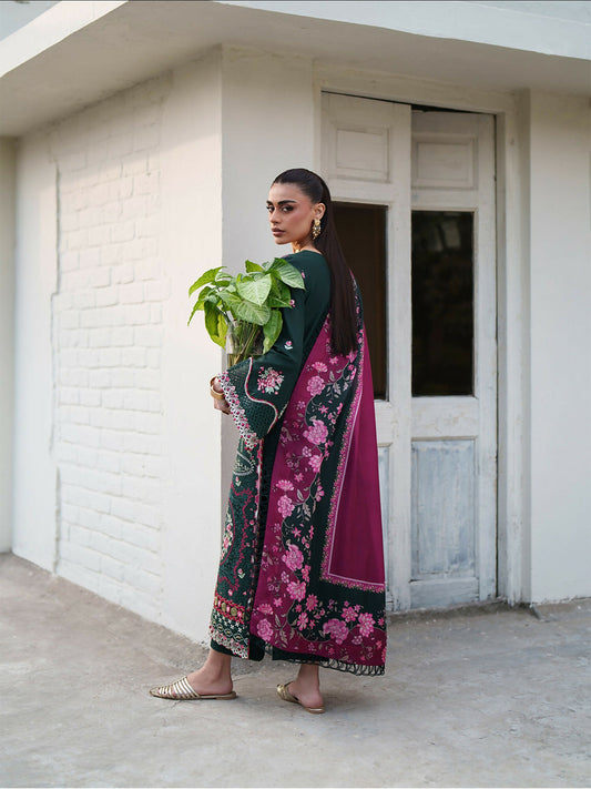 Binilyas Heritage Dore Summer'26 Lawn Embroidered Stitched 3-Piece Suit-174-B