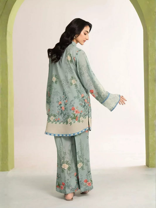 Panache Apparel Dear Summer Silk Lawn Printed Co-Ord Set-Field Notes