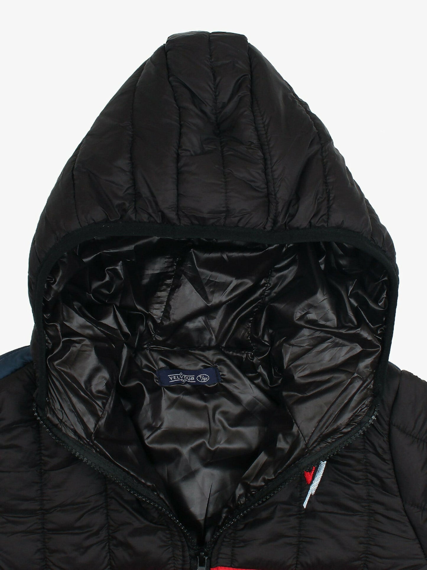Velvour Full Sleeves Hooded Puffer Jacket-VJ012-B