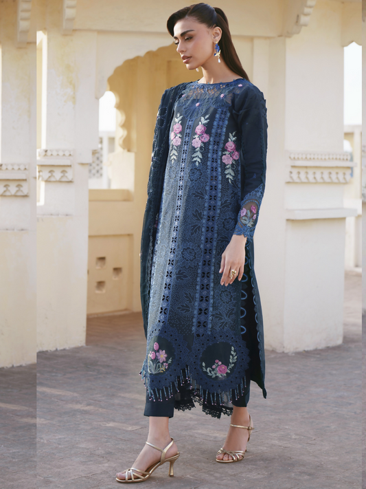 Parishay Shangrila Lawn Embroidered Unstitched 3-Piece Suit-SLA-06