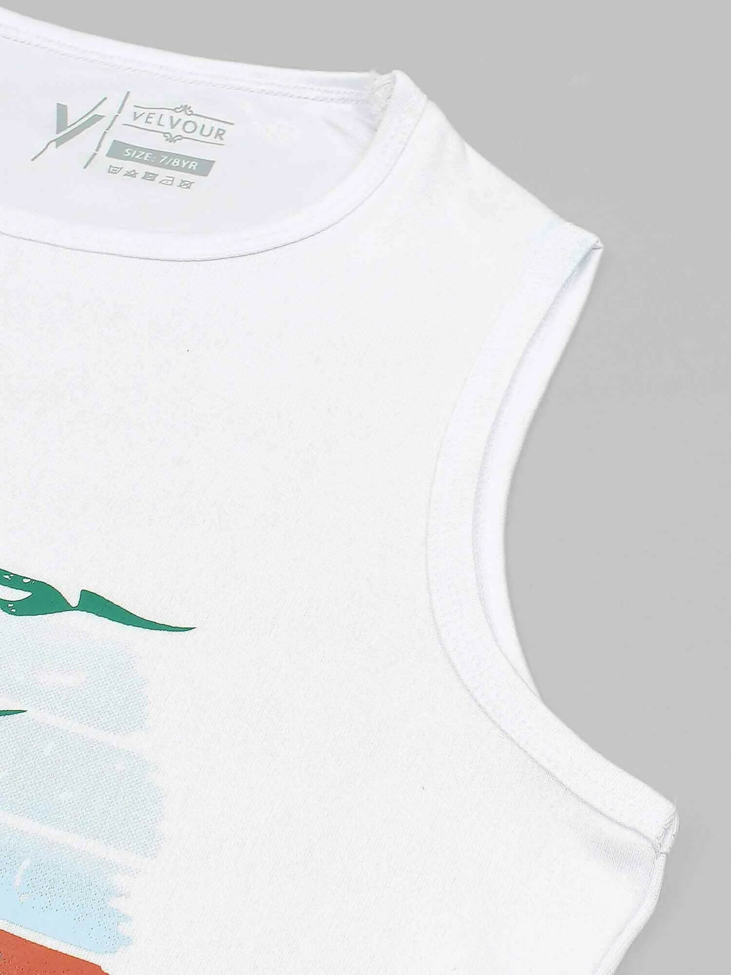 Velvour Poly Athletic Sleeveless Tracksuit-VST61-C