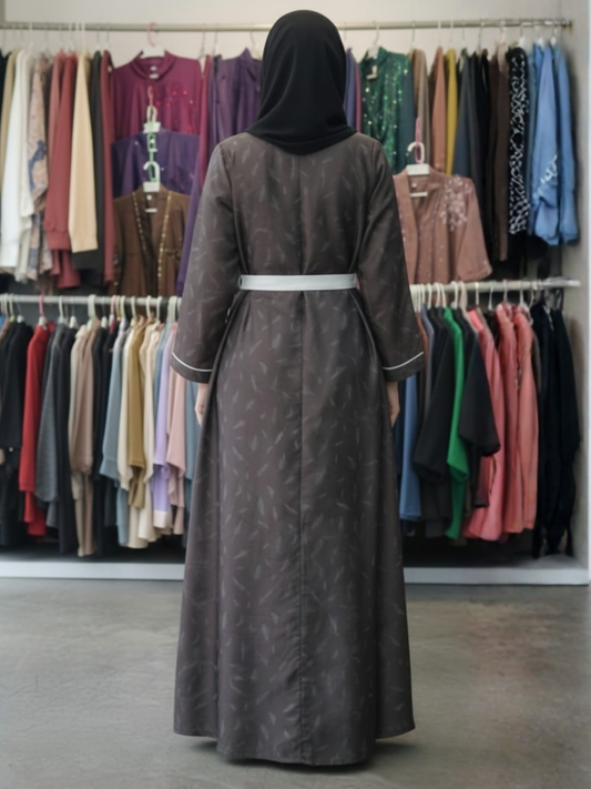 Islami Hijab Centre Haya Premium Series Imported Nida Printed Abaya Set